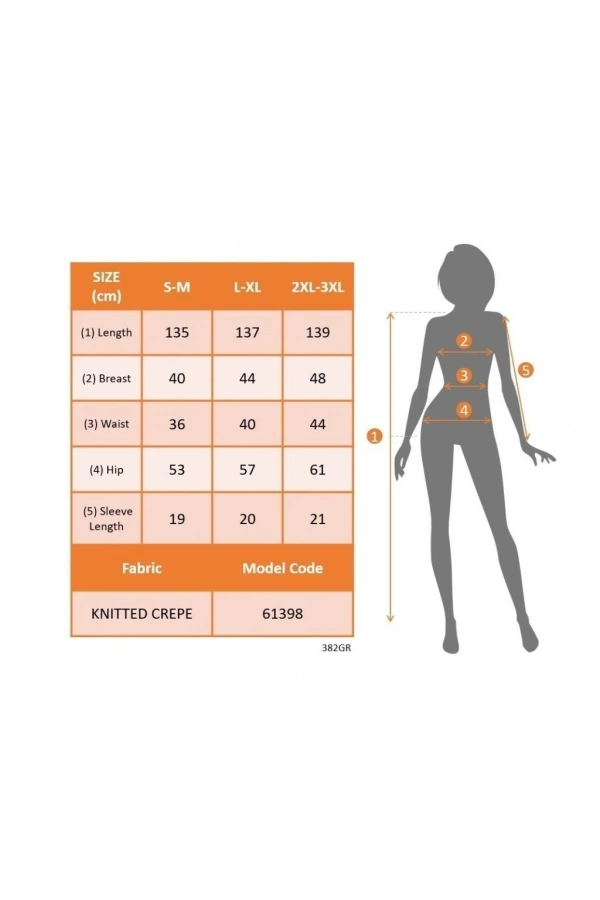 Bidebuvar Kadın Kısa Kollu Bisiklet Yaka Puantiyeli Maksi örme Krep Elbise