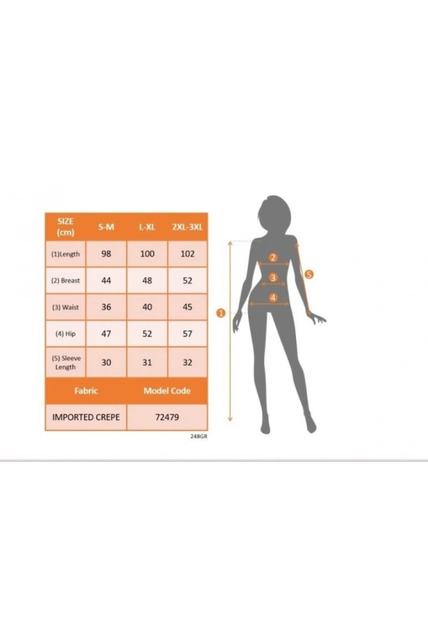 Bidebuvar Kadın Kısa Kollu Bisiklet Yakalı Midi Ithal Krep Elbise