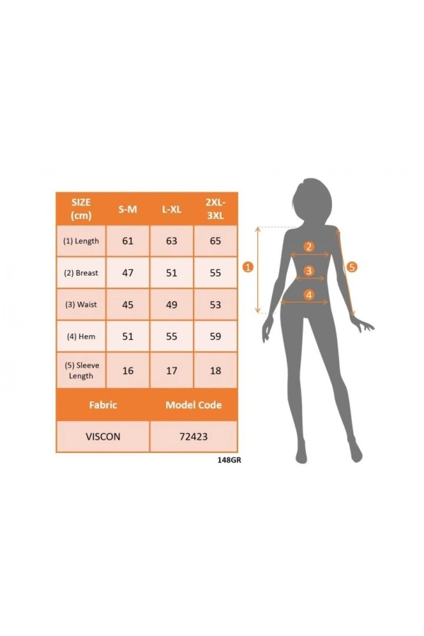 Bidebuvar Kadın Kısa Kollu V Yakalı Dantelli Viskon Bluz