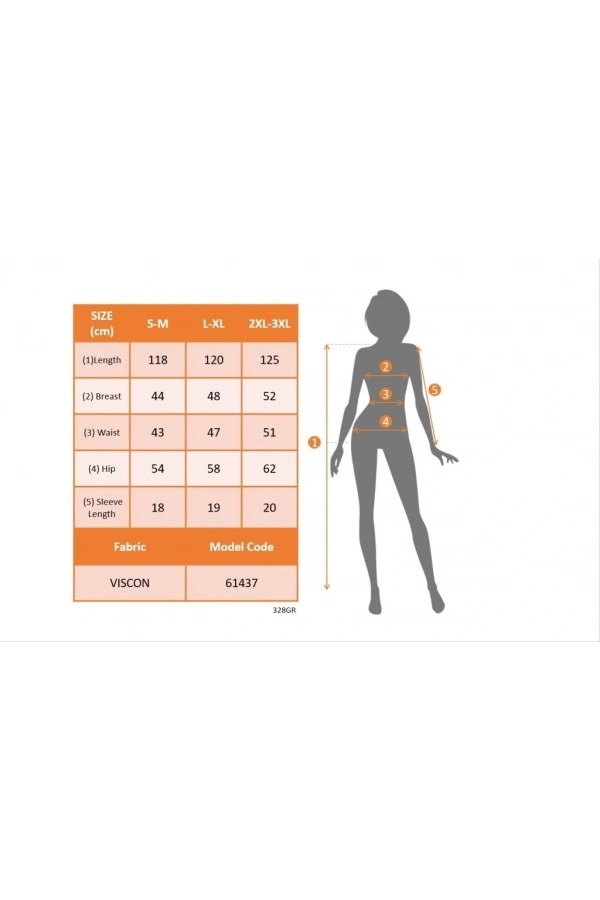 Bidebuvar Kadın Kısa Kollu V Yakalı Maksi Boy Viskon Elbise