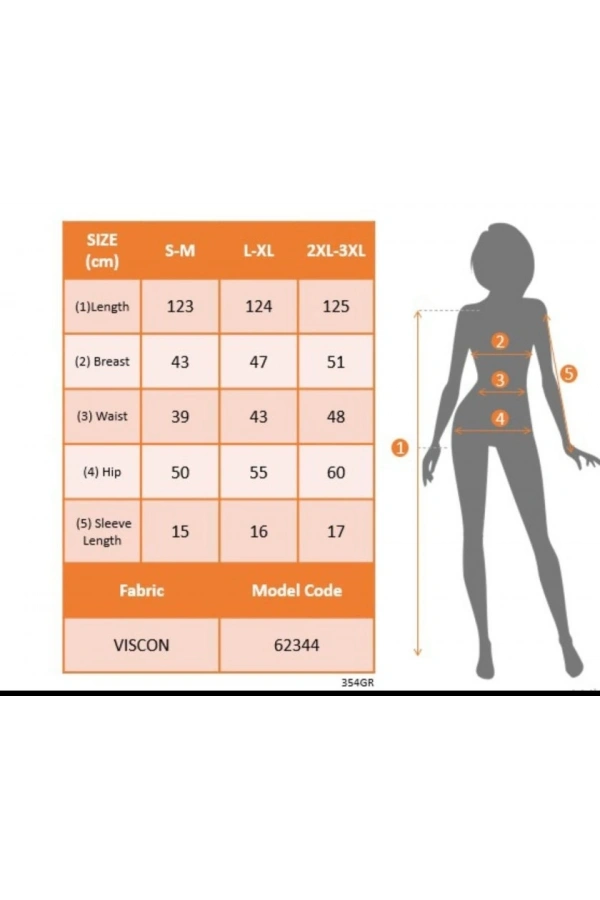 Bidebuvar Kadın Kısa Kollu V Yakalı Yırtmaçlı Midi Viskon Elbise