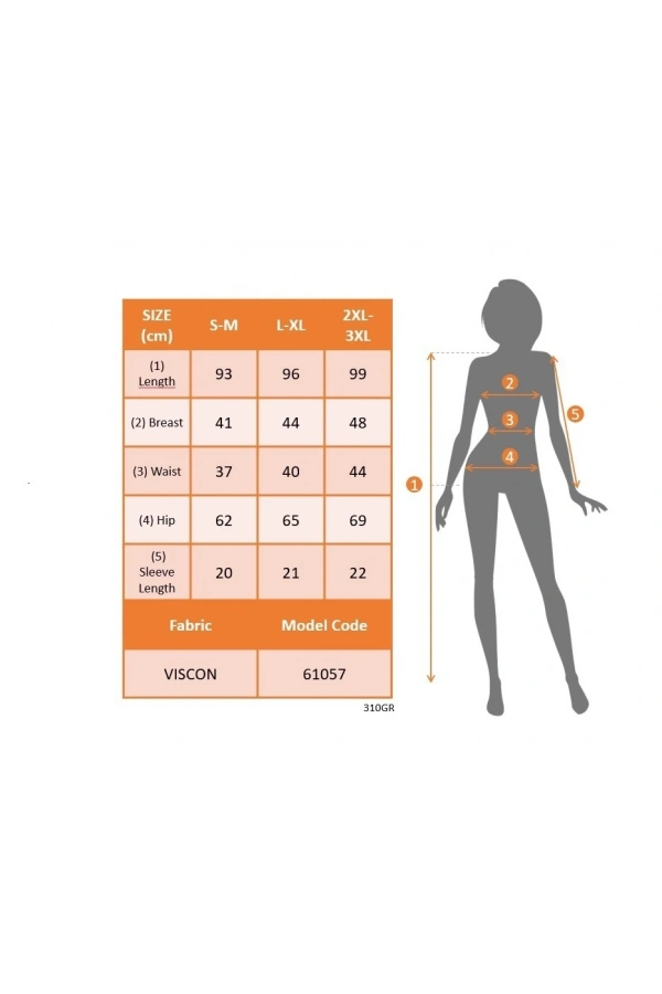 Bidebuvar Kadın Kısa Kollu V Yakalı Zıt Renkli Brode Artı Viskon Elbise