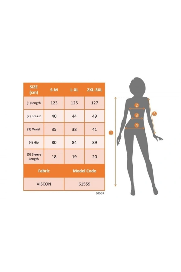 Bidebuvar Kadın Kısa Kollu Yuvarlak Yaka önden Yırtmaçlı Cepli Viskon Uzun Elbise