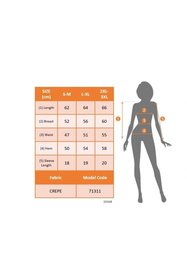 Bidebuvar Kadın Tek Omuzu Açık Koldan Bağlamalı Janjan Krep Bluz