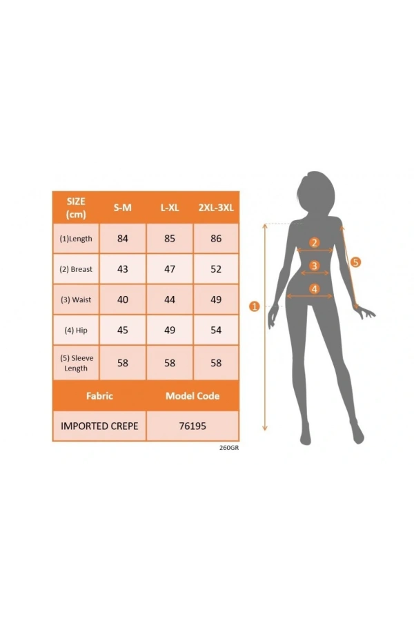 Bidebuvar Kadın Uzun Kollu Bisiklet Yaka Mini Ithal Krep Elbise