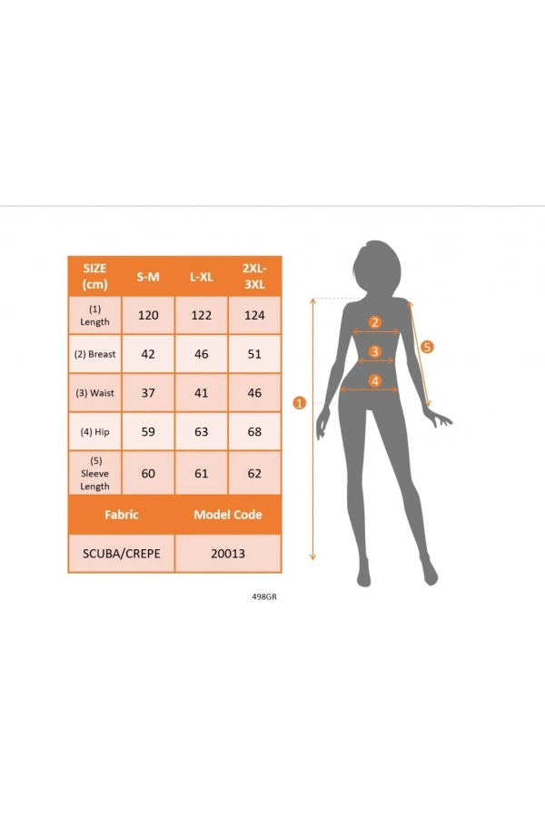 Bidebuvar Kadın Uzun Kollu Kruvaze Yaka Dalgıç Krep Midi Boy Elbise