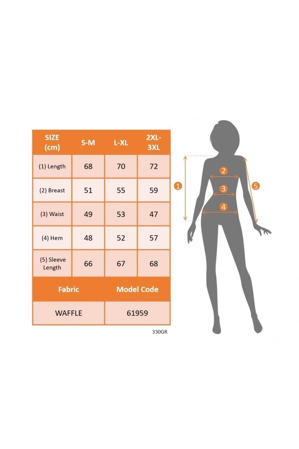 Bidebuvar Kadın Uzun Kollu Leopar Yakalı Fermuarlı Waffle Bluz