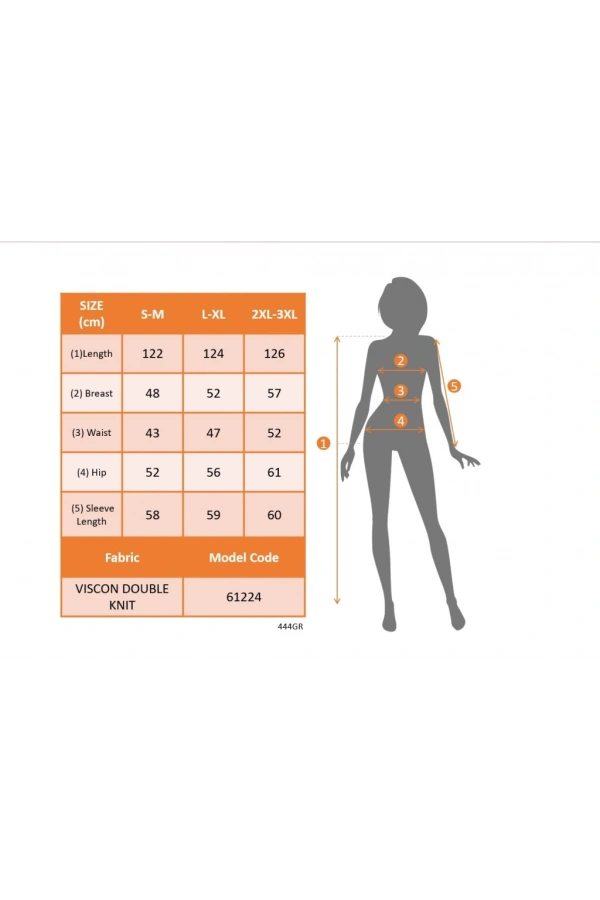 Bidebuvar Kadın Uzun Kollu önden Fermuarlı Ithal Krep Elbise