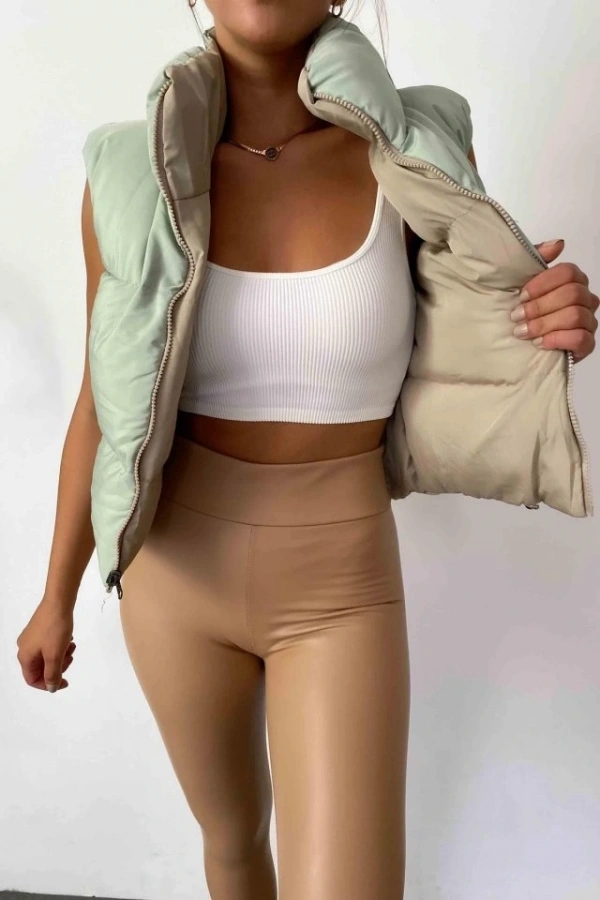 Bidebuvar Kadın Yüksek Bel Içi şardonlu Fırsat ürün Toparlayıcı Tayt