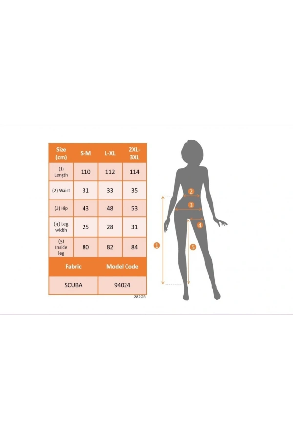 Bidebuvar Kadın Yüksek Bel(lastikli) Geniş Paçalı Dalgıç Tayt