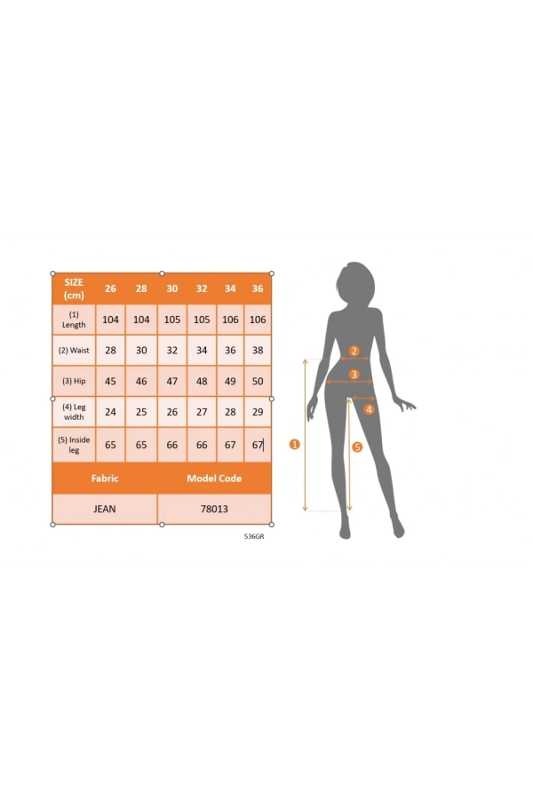 Bidebuvar Kadın Yüksek Belli önden Düğmeli Yırtık Detaylı Kot Pantolon