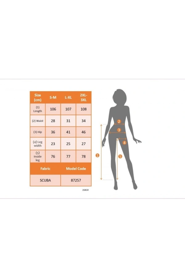 Bidebuvar Kadın Yüksel Bel Yan şerit Detaylı Uzun Dalgıç Tayt