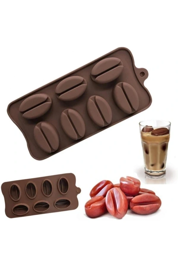 Bidebuvar Kahve Çekirdeği Şekilli Silikon Kalıp