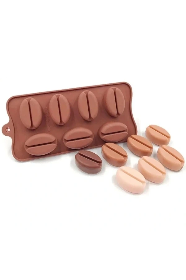 Bidebuvar Kahve Çekirdeği Şekilli Silikon Kalıp