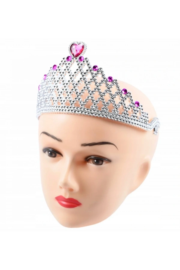 Bidebuvar Kalpli Prenses Tacı Fuşya