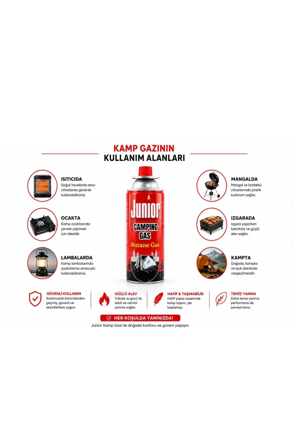 Bidebuvar Kamp Gazı - Gaz Kartuşu - 393 ml