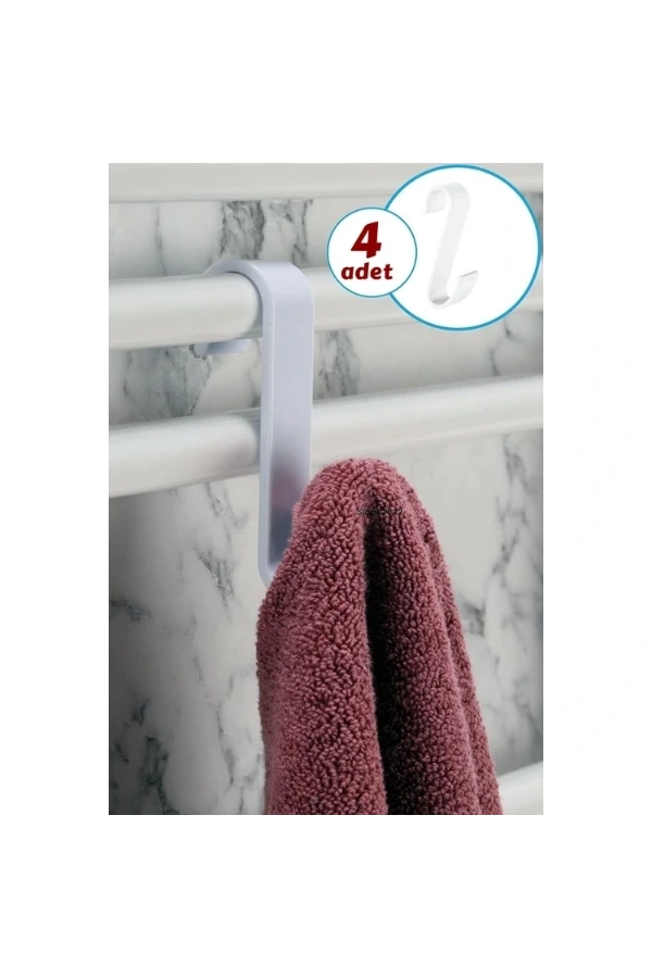 Bidebuvar Kanca Askı Aparatı Seti 4lü