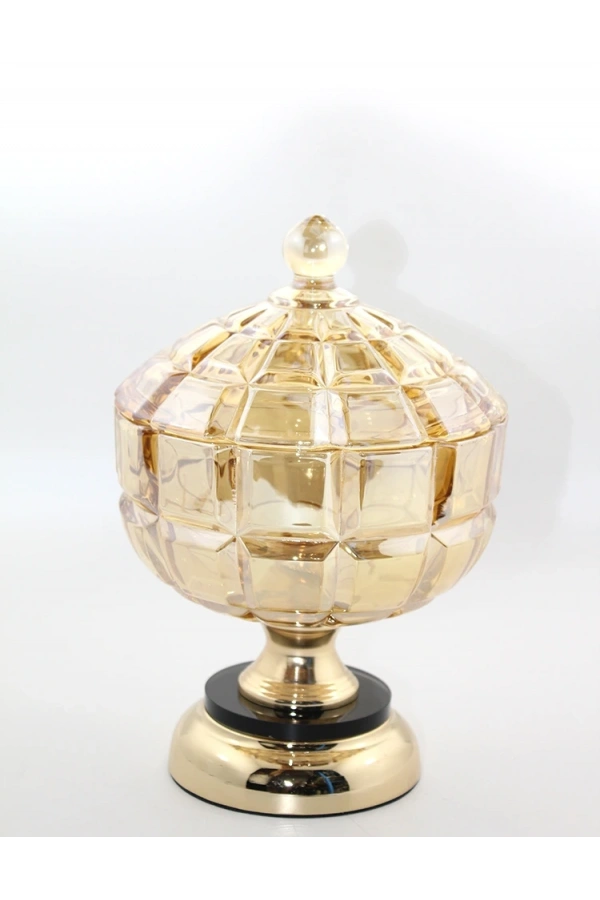 Bidebuvar Kapaklı Cam Şekerlik Model 2