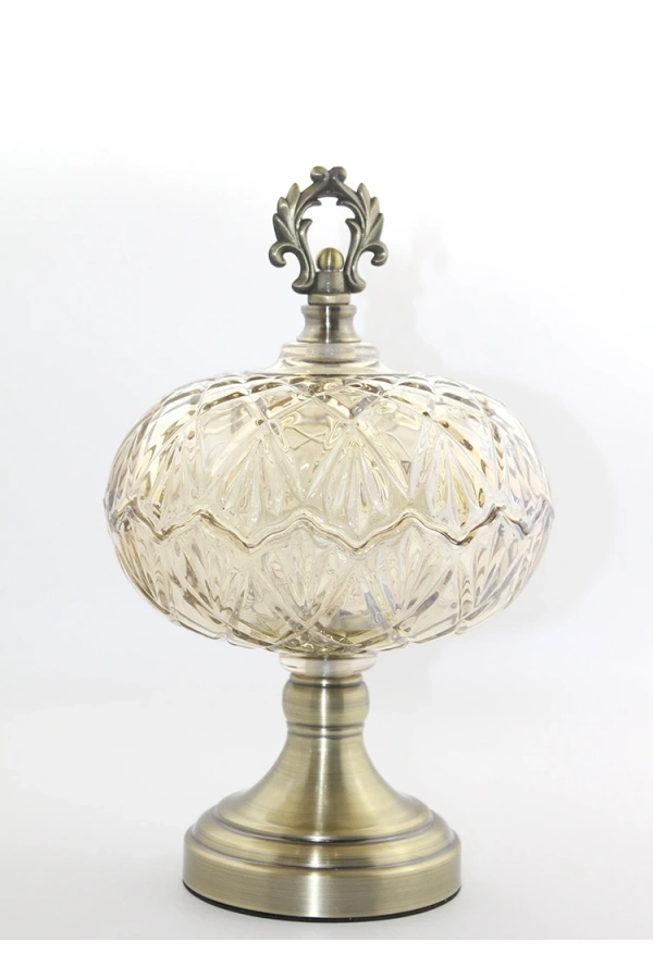 Bidebuvar Kapaklı Cam Şekerlik Model 3