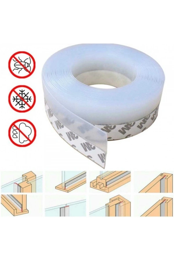 Bidebuvar Kapı Pencere Rüzgar İzolasyon Bandı 5 metre