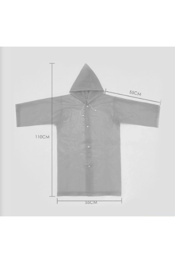 Bidebuvar Kapüşonlu Çocuk Yağmurluk