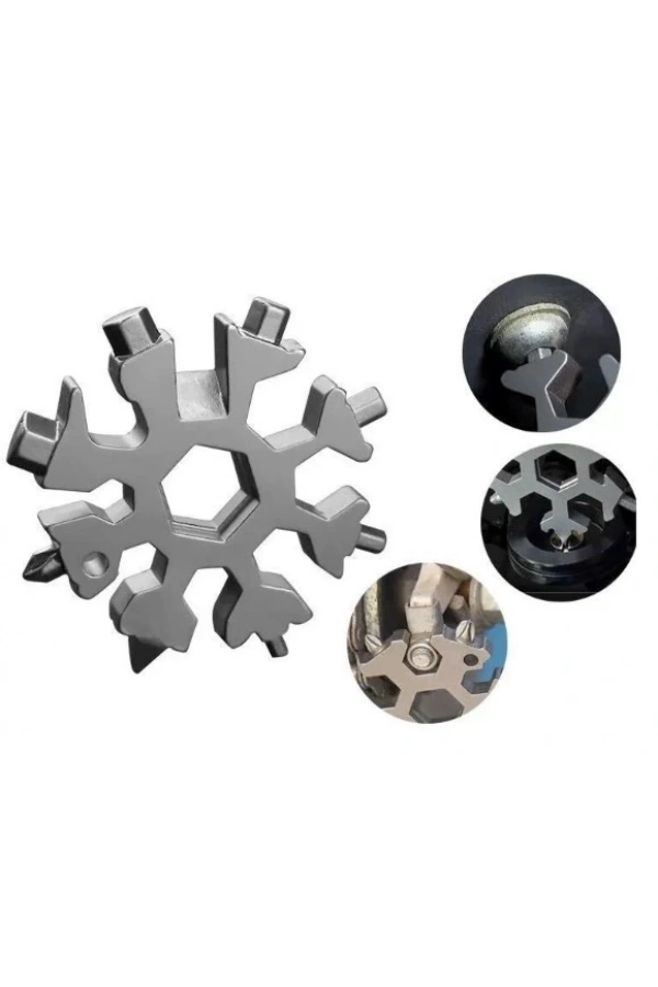 Bidebuvar Kar Tanesi Çok Amaçlı Anahtarlık Açacak