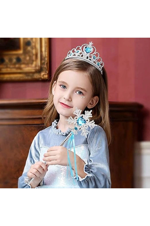 Bidebuvar Karlar Ülkesi Tac ve Asa Seti