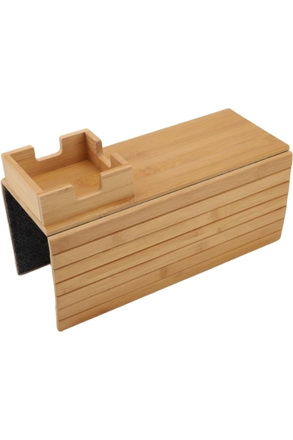 Bidebuvar Katlanabilir Ahşap Koltuk Yanı Kanepe Tepsisi