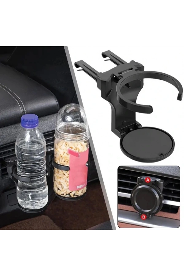 Bidebuvar Katlanabilir Araba Bardak Şişe Tutucu