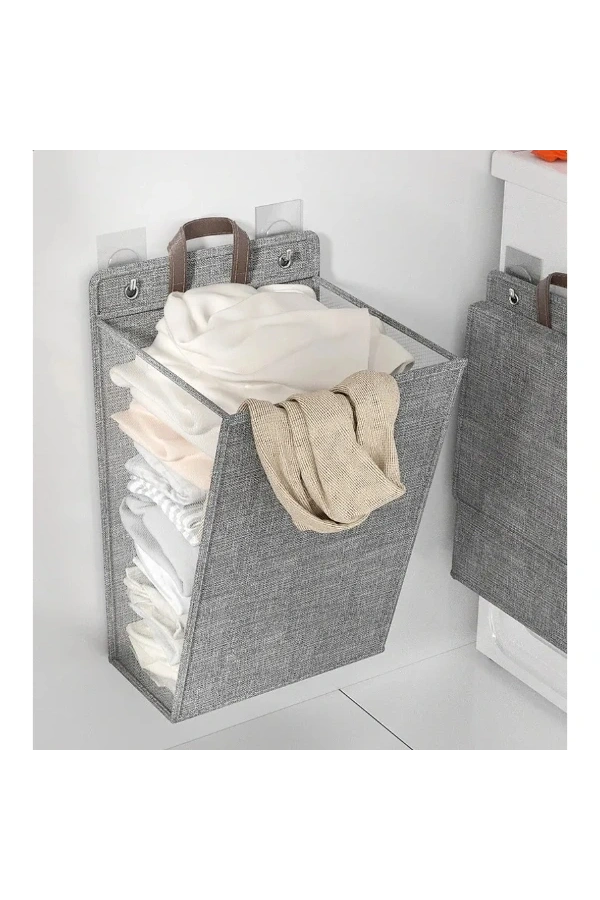 Bidebuvar Katlanabilir Asılabilir Kirli Çamaşır Sepeti