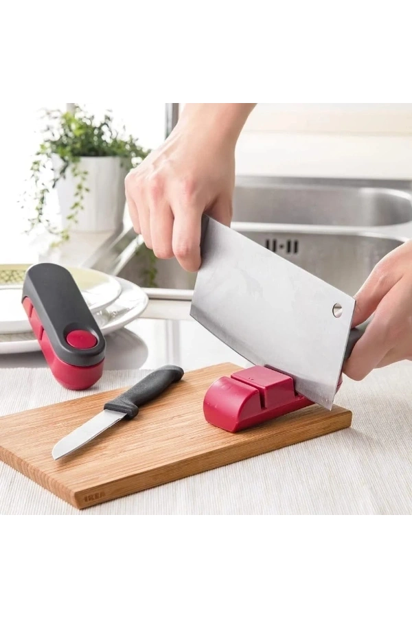 Bidebuvar Katlanabilir Çift Aşamalı Bıçak Bileyici