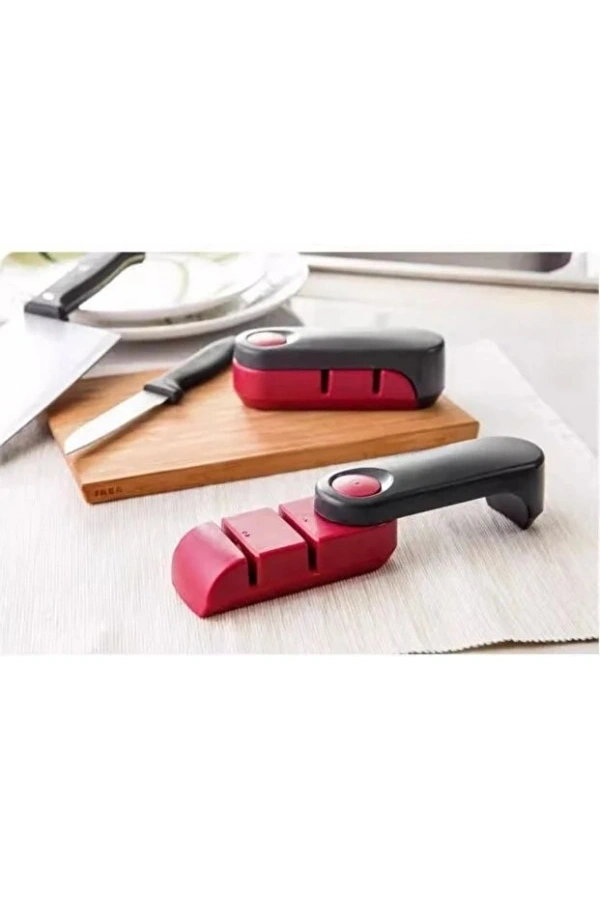 Bidebuvar Katlanabilir Çift Aşamalı Bıçak Bileyici