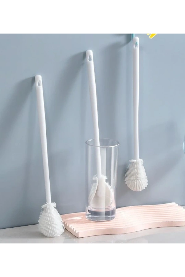 Bidebuvar Kavanoz ve Biberon Yıkama Fırçası Silikon