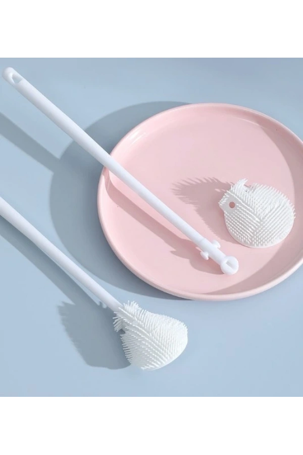 Bidebuvar Kavanoz ve Biberon Yıkama Fırçası Silikon