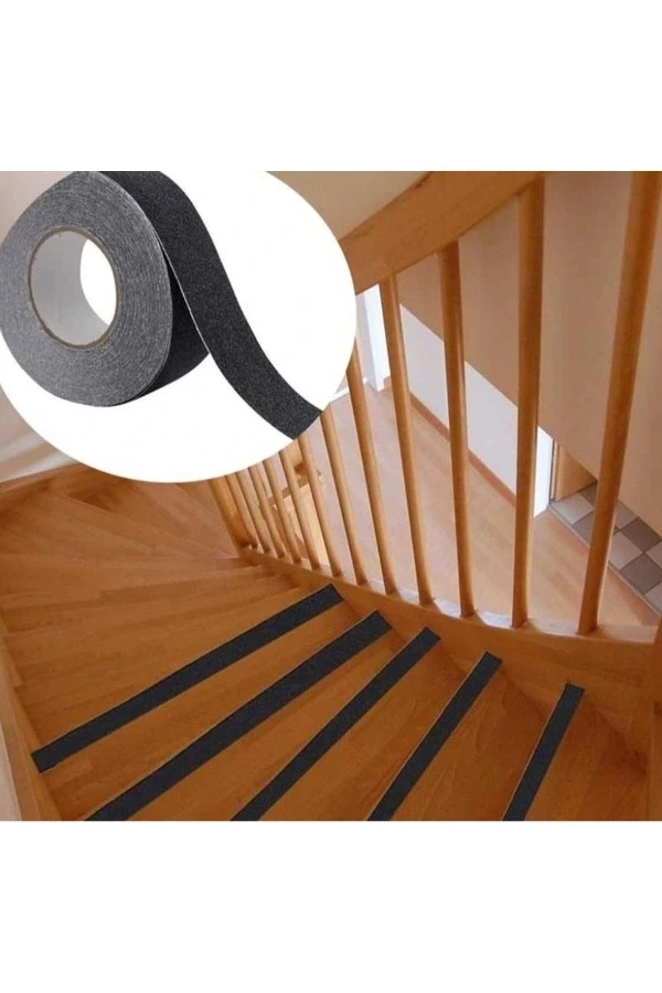 Bidebuvar Kaydırmaz Siyah Bant 25 mm X 10 mt