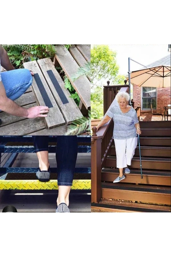 Bidebuvar Kaydırmaz Siyah Bant 50 mm X 10 mt