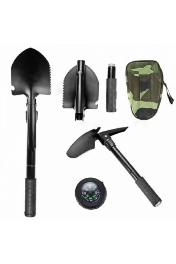 Bidebuvar Kazma Kürek Seti - Portatif
