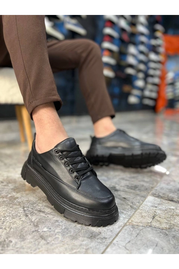 Bidebuvar KB-702 Kuback Kömür Cilt Günlük Erkek Ayakkabı