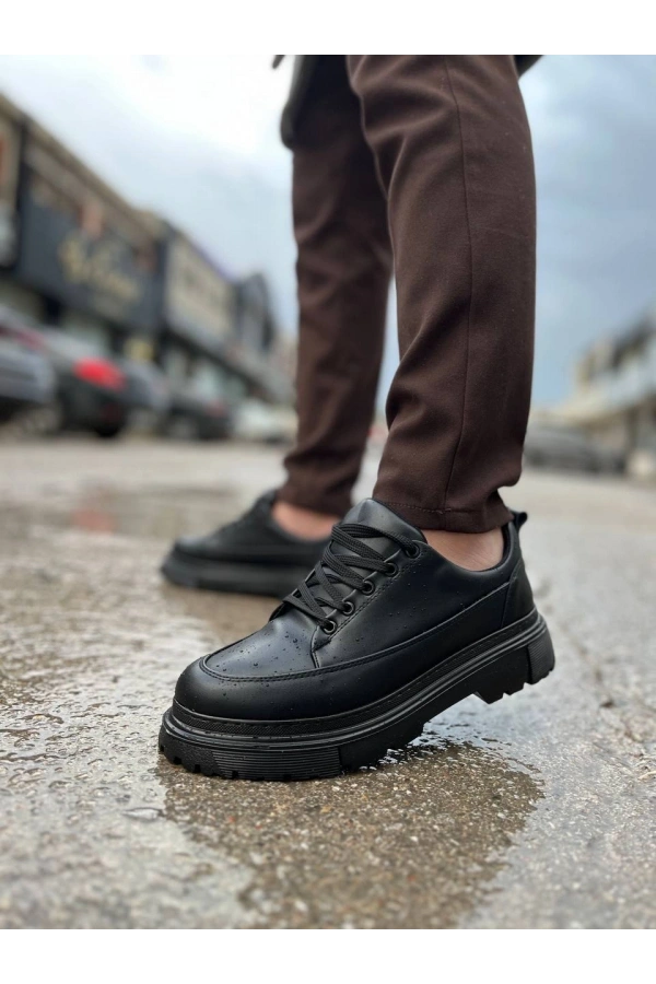 Bidebuvar KB-702 Kuback Kömür Cilt Günlük Erkek Ayakkabı