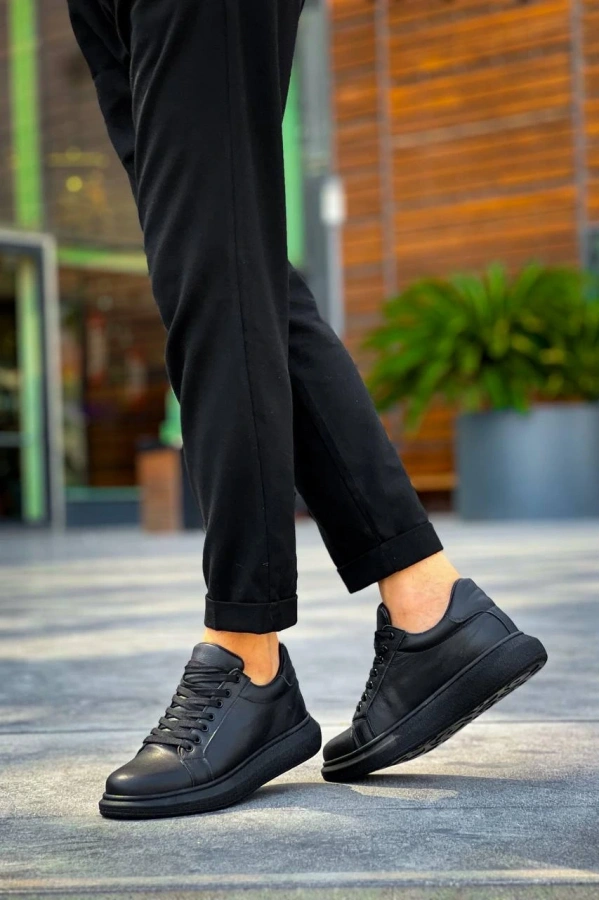 Bidebuvar KB-DX46 Kuback Kömür Deri  Günlük Erkek Ayakkabı