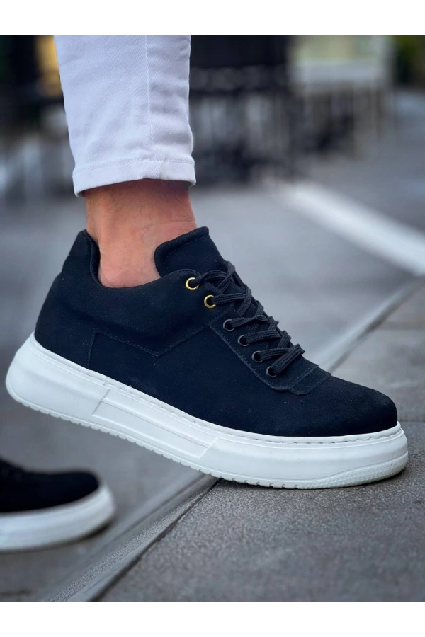 Bidebuvar KB-X20 Kuback Siyah Süet  Günlük Erkek Ayakkabı