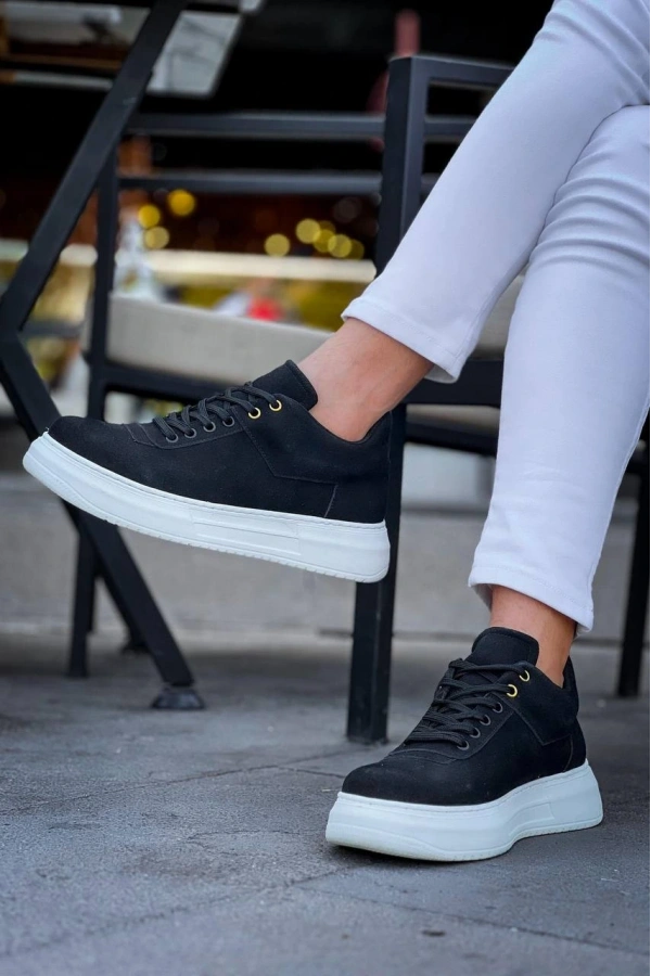 Bidebuvar KB-X20 Kuback Siyah Süet  Günlük Erkek Ayakkabı