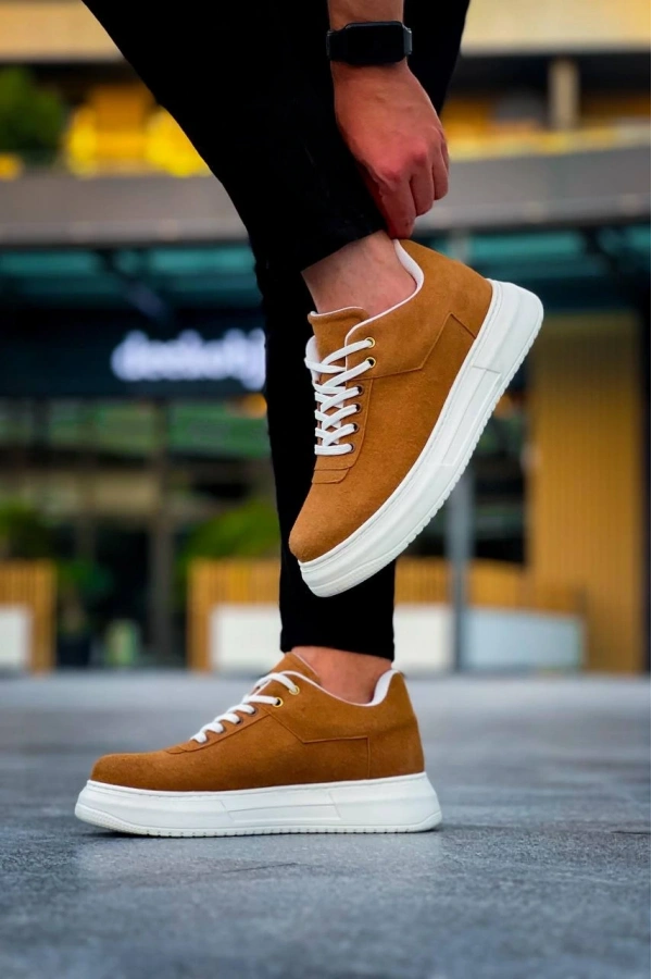 Bidebuvar KB-X20 Kuback Taba Süet  Günlük Erkek Ayakkabı