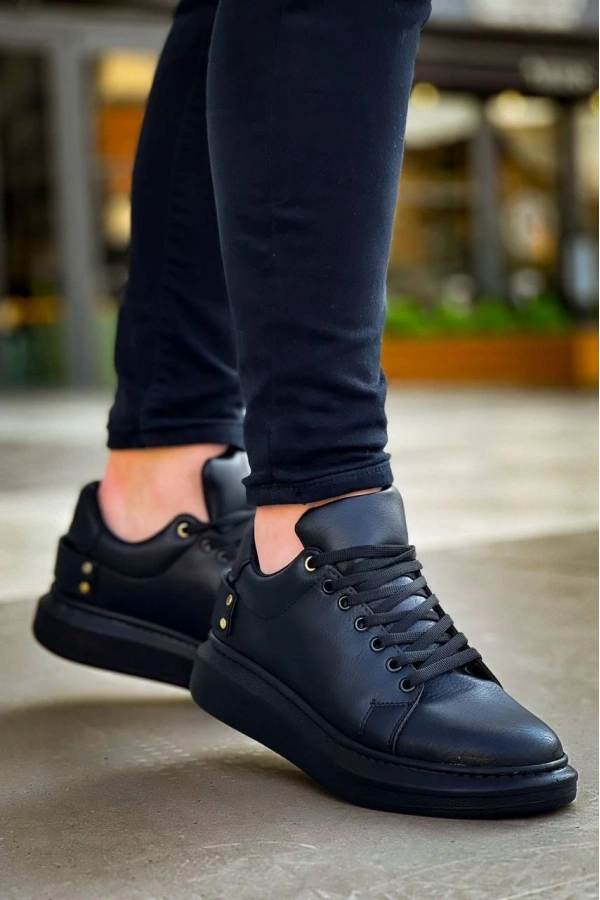 Bidebuvar KB047  Kuback Kömür Cilt Günlük Erkek  Ayakkabı