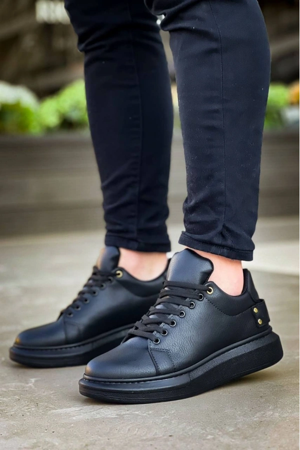 Bidebuvar KB047  Kuback Kömür Cilt Günlük Erkek  Ayakkabı