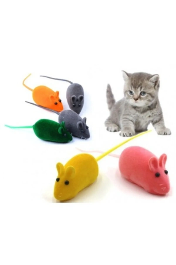 Bidebuvar Kedi Eğitim Oyun Faresi 4 Adet