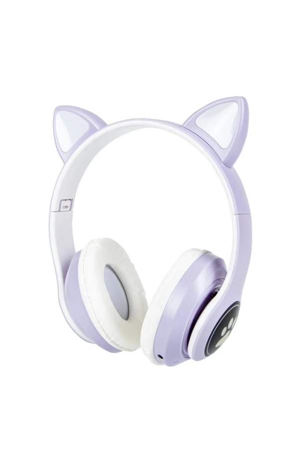 Bidebuvar Kedi Figürlü Bluetooth Kulaklık