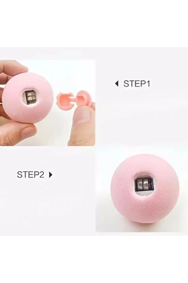 Bidebuvar Kedi Otlu 3 Sesli İnteraktif Top Kedi Oyuncağı