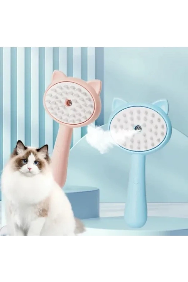 Bidebuvar Kedi ve Köpekler İçin Buharlı Masaj Tarağı