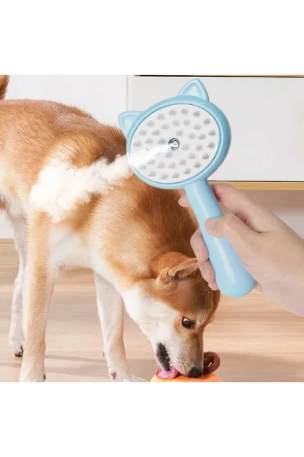 Bidebuvar Kedi ve Köpekler İçin Buharlı Masaj Tarağı